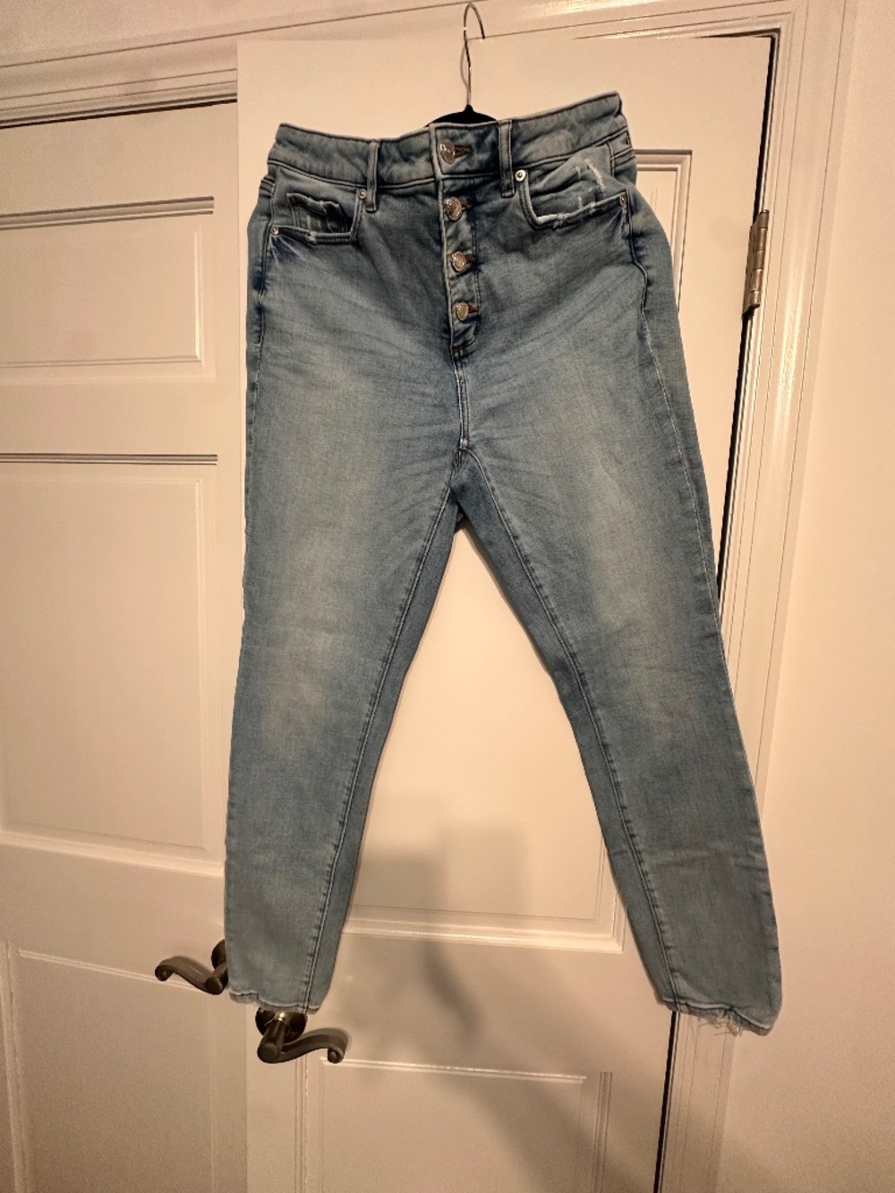 Loft Curvy High Waist Skinny Jeans